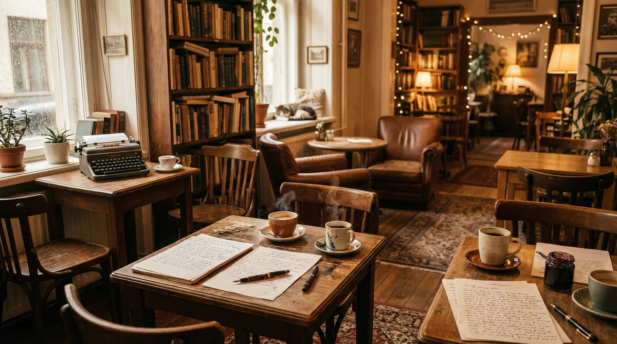 编剧咖啡馆 温暖的创作空间